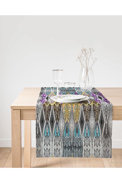 Realhomes Μοντέρνο Suede Runner με ψηφιακή εκτύπωση ειδικής σχεδίασης