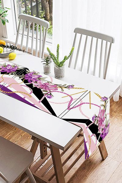 Realhomes Μοντέρνο Suede Runner με ψηφιακή εκτύπωση ειδικής σχεδίασης