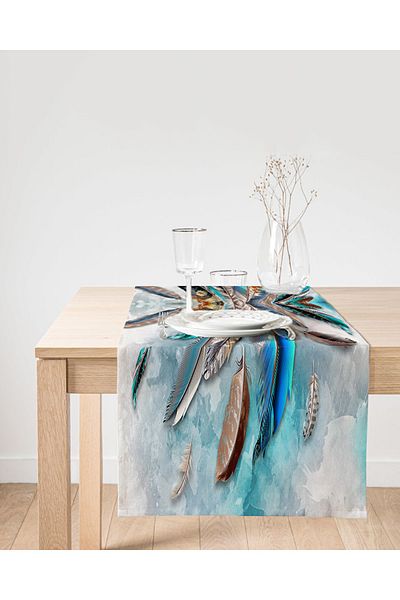 Realhomes Alerg modern din piele intoarsa cu design pene