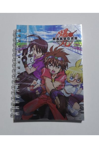 KESKİN COLOR Bakugan A6 - Blocnotes cu sârmă în dungi