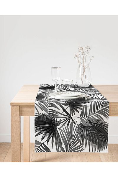 Realhomes Real Homes Digital Printed Διακοσμητικό Suede Runner