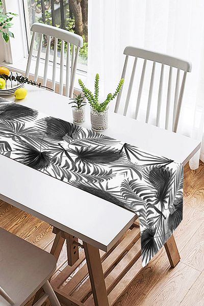 Realhomes Real Homes Digital Printed Διακοσμητικό Suede Runner
