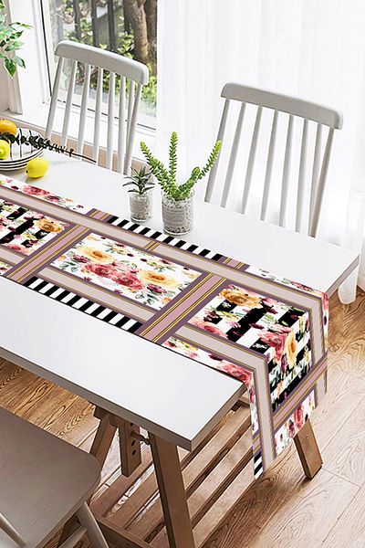 Realhomes Μοντέρνο Suede Runner με ψηφιακή εκτύπωση ειδικής σχεδίασης