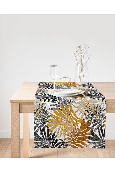 Realhomes Suede Runner με Dot Design σε πολύχρωμα φύλλα