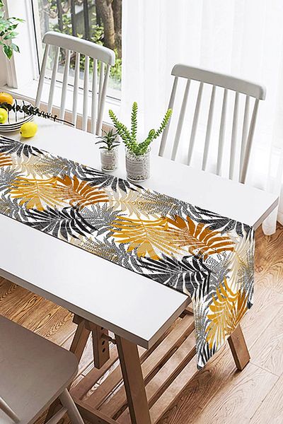Realhomes Suede Runner με Dot Design σε πολύχρωμα φύλλα