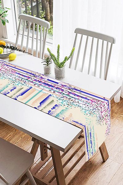 Realhomes Μοντέρνο Suede Runner με ψηφιακή εκτύπωση ειδικής σχεδίασης