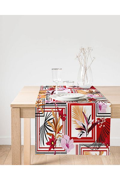 Realhomes Μοντέρνο Suede Runner με ψηφιακή εκτύπωση ειδικής σχεδίασης