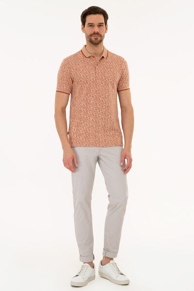 Pierre Cardin Μπλουζάκι με λαιμόκοψη Polo Slim Fit Tile