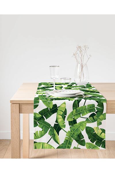 Realhomes Alergăr din piele de căprioară cu design special imprimat digital c...