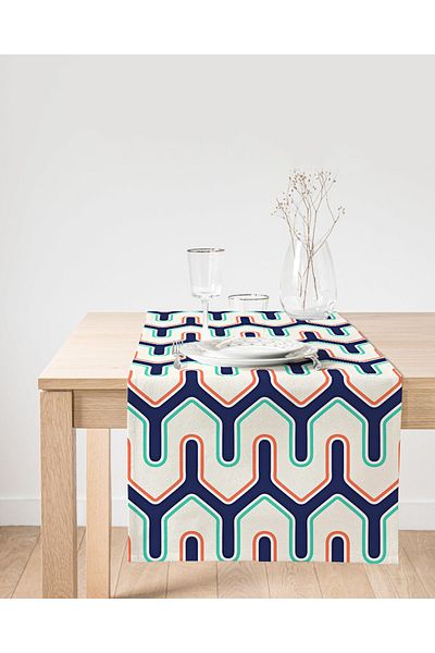 Realhomes Livense Special Design Digital Printed Modern Suede Runner