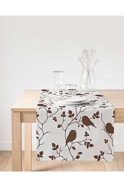 Realhomes Real Homes Digital Printed Special Design Suede Runner