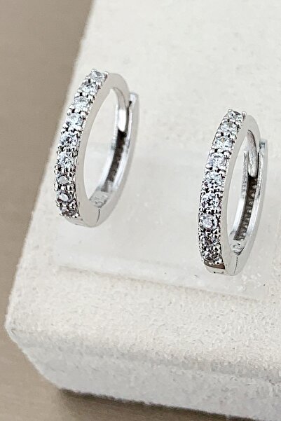 Seda Mücevherat Taşlı Halka Küpe