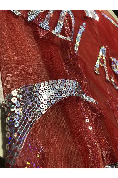 By Astek He Now Soldier Blanket Triangle Sequin Patterned