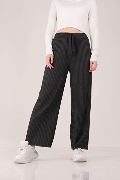 daria Dámská zakouřená košilka s širokými žebrovanými kalhotami