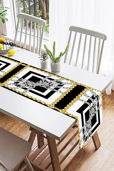 Realhomes Μοντέρνο Suede Runner με ψηφιακή εκτύπωση ειδικής σχεδίασης