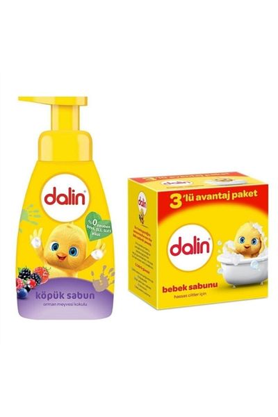 Dalin Foam Soap Forest Fruits 200 ml + Baby Soap 3x 100gr