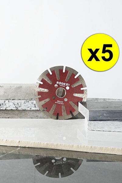 Rrl115 Uzatılmış T Tipi Segment Turbo Elmas Kesme Diski Tuğla, Mermer, Taş 115mm