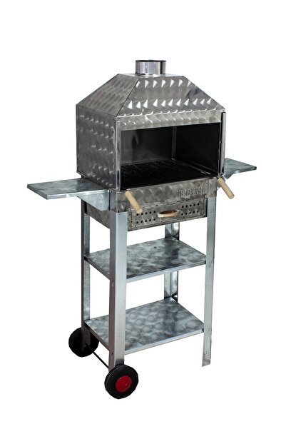 METEHAN MANGAL SOBA Mth-112 Davlumbazlı Bacalı Kanatlı Çekmeceli Maltız Izgar...