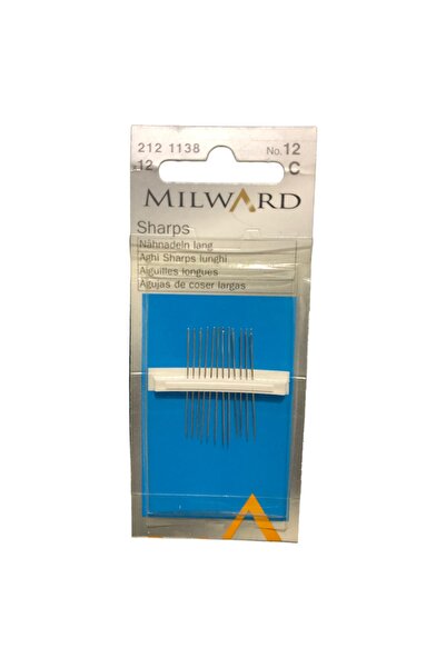 Milward Sivri Uçlu Dikiş Iğnesi Çelik No:12 Made In Germany