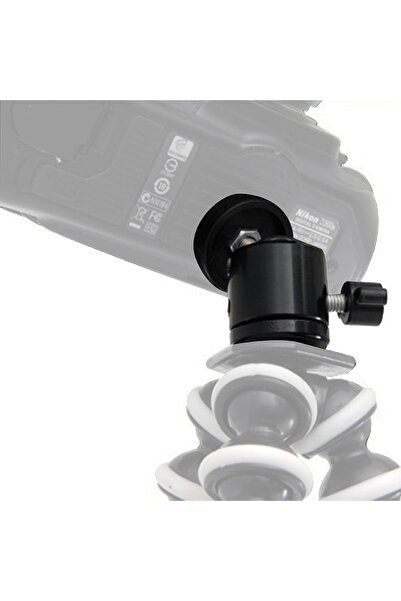 Knmaster Gopro Uyumlu 360 Derece Oynar Başlıklı Tripod Adaptörü