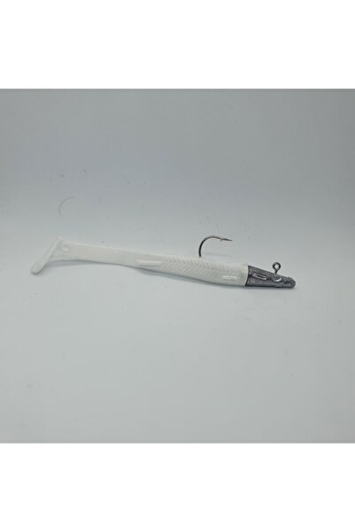 DDM Zokalı Silikon (redgill) 10cm 8gr Iki Adet Beyaz