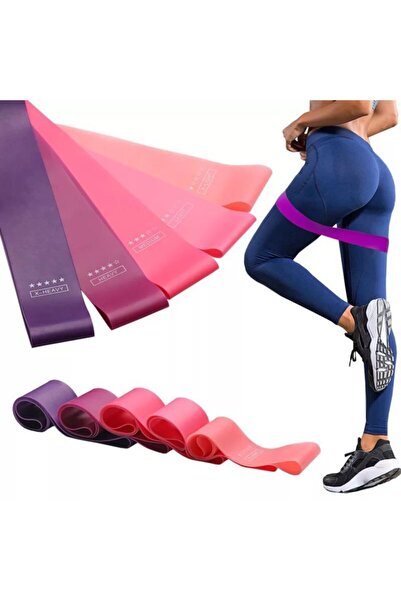 Leyaton Aerobik Band Pilates Plates Yoga Fitness Squat Çalışma Lastiği Latex ...