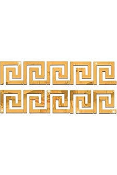 dalgıç tasarım Labirent 60x Adet 7x7 Pleksi Dekoratif Gold Altın Renk Ayna An...
