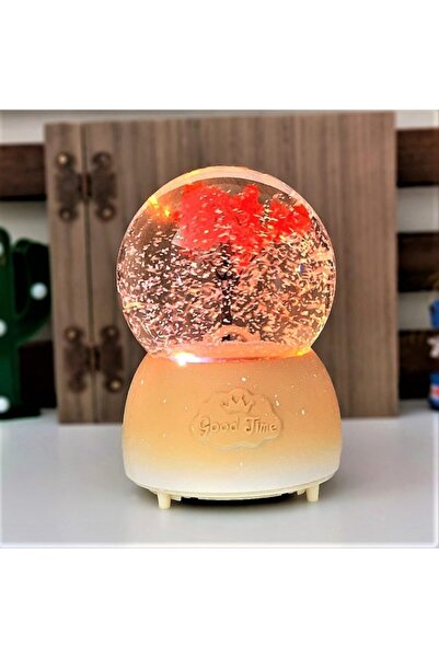 Hediyezen Dört Mevsim Işıklı Kar Küresi Ve Müzik Kutusu