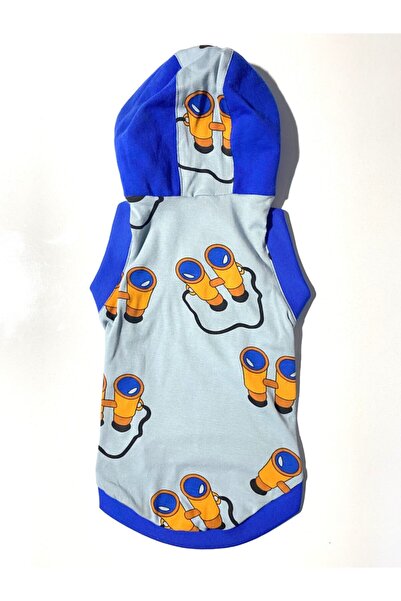 DOGİ&DOG Sleeveless Binoculars Cat & Dog Hooded Summer T-shirt