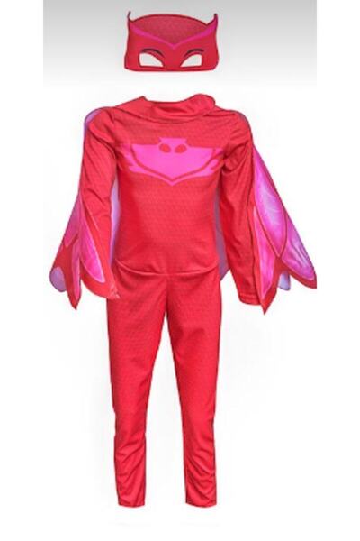 Genel Markalar Pijamaskeliler Kostümü Baykuş Kız Kostüm S Beden 3-5 Yaş