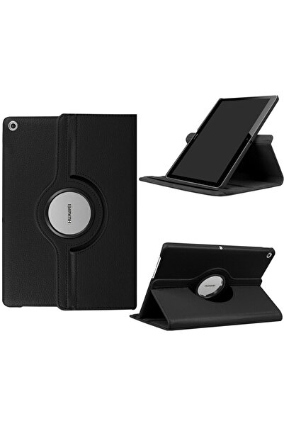 M80 Huawei T5 10 Inch Compatible Case 360 ​​Rotating Stand Leather Full Protection Rotatable