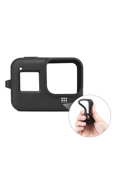 Knmaster Gopro Uyumlu Hero 8 Black Koruyucu Silikon Kılıf