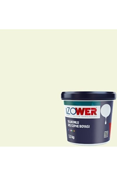 izower Silikonlu Dış Cephe Boyası - Hasır 10 ( 3.5 Kg )