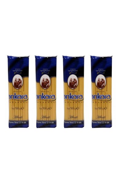 Ankara Makarna Linguine(yassı Spagetti) Makarna 500 Gr/4 Adet