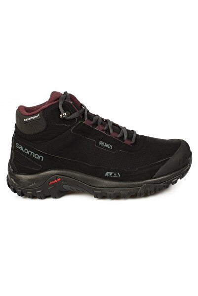 Salomon Unisex Siyah Bağcıklı Bot 376873 Shelter Cs Wp W
