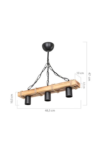 Modelight Lagün 3lü Avize