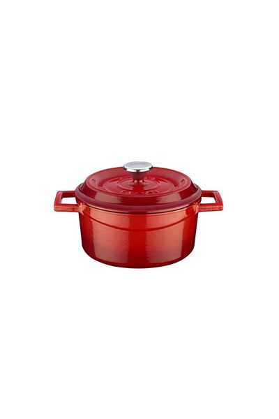 Lava Cast Iron Pot 10 cm Red Mini Pot