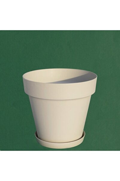 SERİNOVA Krem Yalı Saksı - 3 L