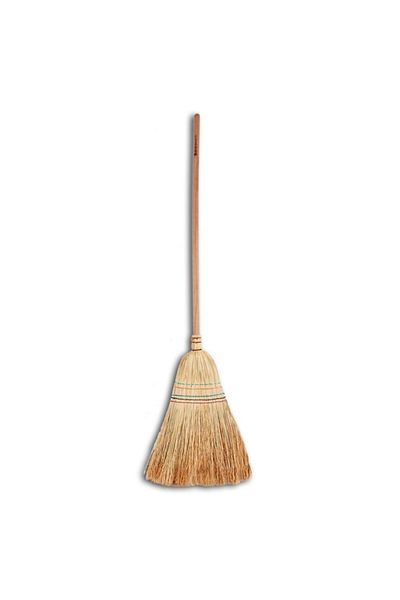 COD-EX Wooden Handle Rubbish Broom (Handle Brush Broom)