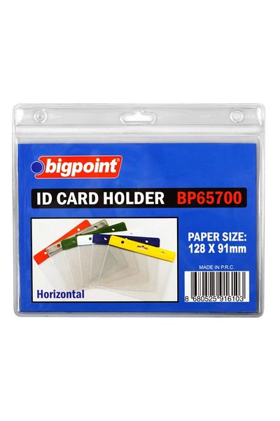 Bigpoint Horizontal Clear Card Bag - 128X91Mm, Set of 100
