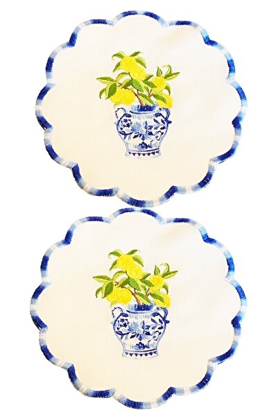 ARTER Home منديل كوكتيل ليمون 2 عبوة