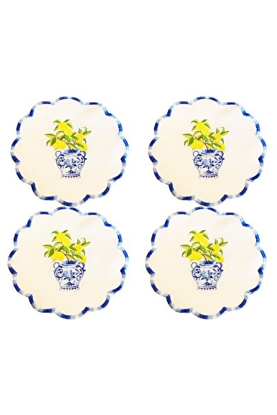 ARTER Home منديل كوكتيل ليمون 4 قطع