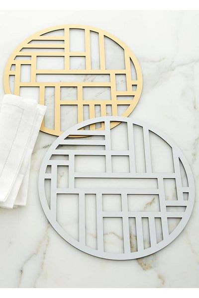 Walldeco Μαύρος χρυσός αμερικανικός καθρέφτης από πλεξιγκλάς Supla
