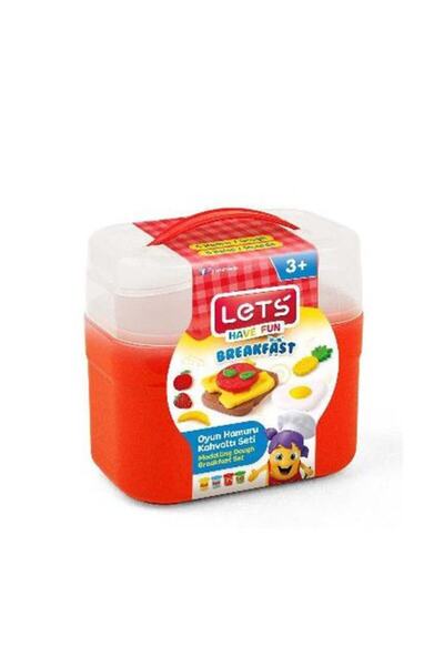 Lets Kahvaltı Seti 4 75 gr Oyun Hamuru 8 Parça Hamur L8496