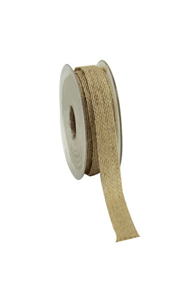 ACY STORE Jüt Kurdele 1 cm X 20 Metre Şerit Ince Örme Kanaviçe Doğal Sargı Aşı