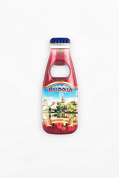Dünyadan Hediyeler Rusya Temalı Magnet Şişe Açacak
