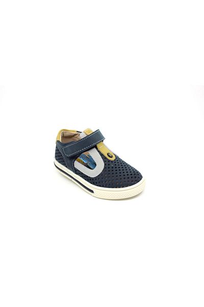 Şirin Bebe Baby Boy Blue Banded Shoes