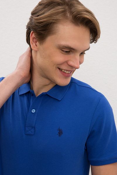 U.S. Polo Assn. Tricou albastru pentru bărbați