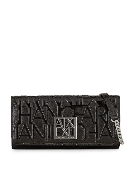 Armani Exchange Kadın Marka Logolu Zincir Askı Detaylı Cüzdan 948481 Cc794 00020