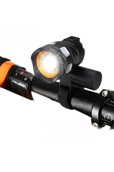 Schulzz High Lümen Su Geçirmez T6led Bisiklet Farı 3000mah